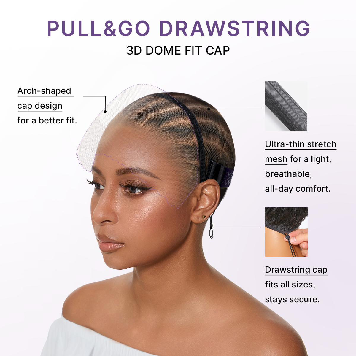✨ No Glue, No Hassle – Natural Wavy & Braided Wigs