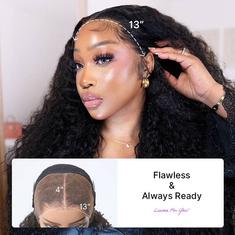 ✨ No Glue, No Hassle – Natural Wavy & Braided Wigs