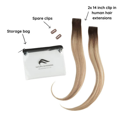 Face Framing Layers — Front Clip-In Extensions