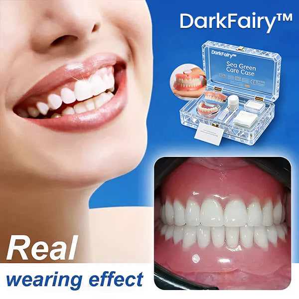 '--Ends Today: 75% OFF! ⏰DarkFairy™ Medical Full Denture with Strong Suctiond Custom-Fit Full Functional Dentures🦷