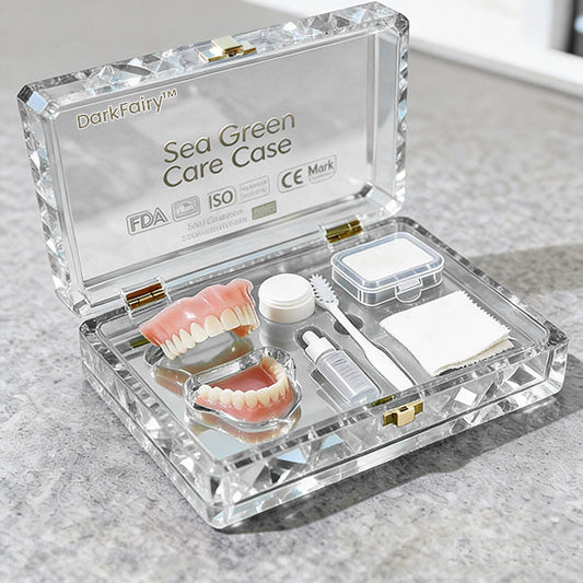 '--Ends Today: 75% OFF! ⏰DarkFairy™ Medical Full Denture with Strong Suctiond Custom-Fit Full Functional Dentures🦷